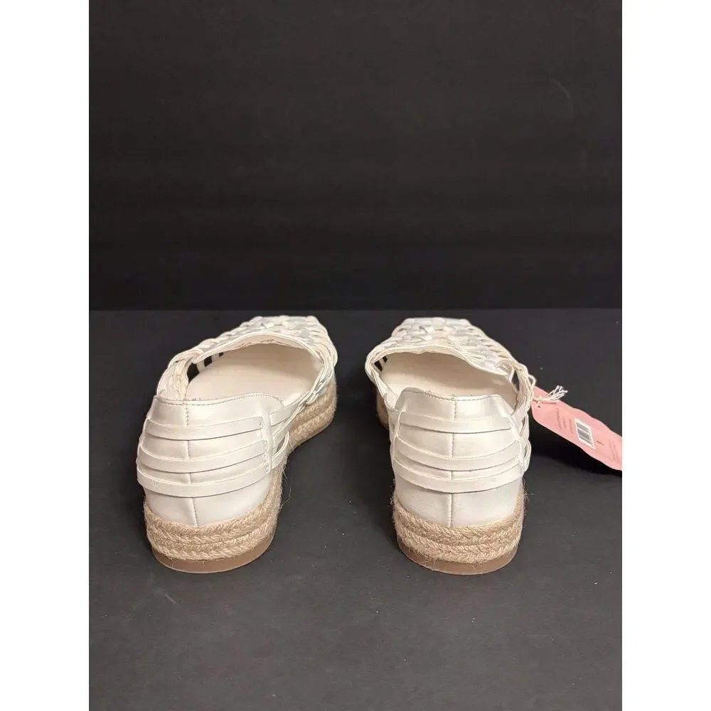 NWT Sam & Libby Women’s Asha Espadrille White 9